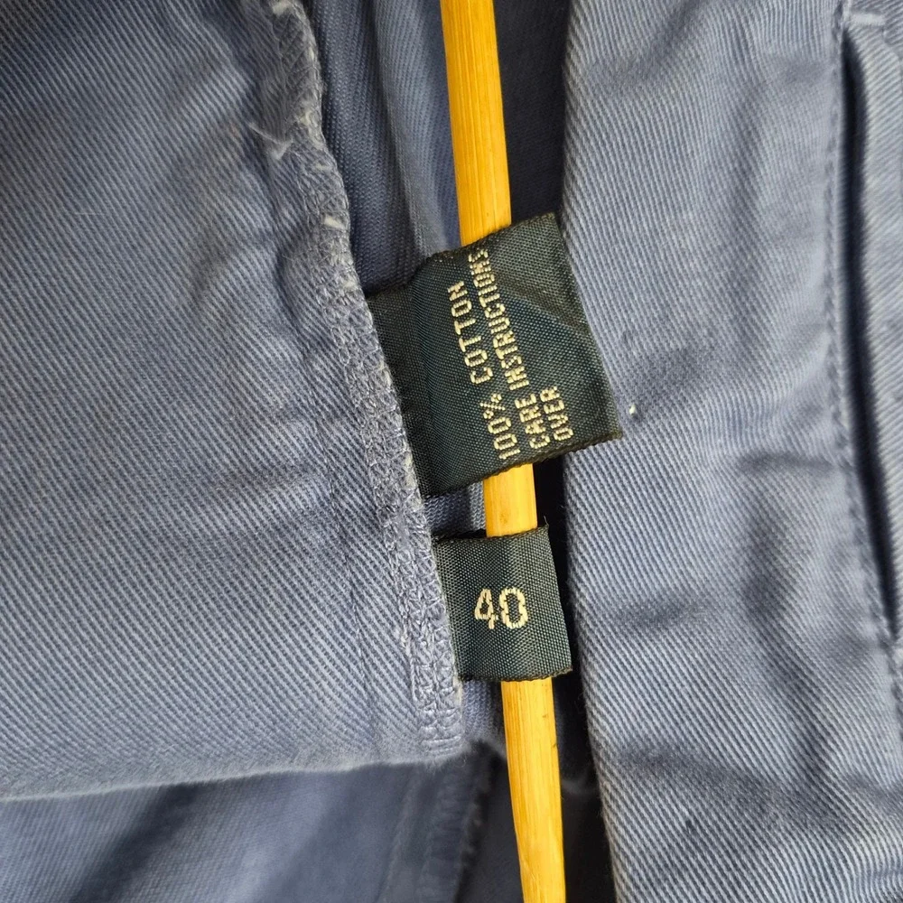 Polo Ralph‎ Lauren Prospect Shorts Mens 40 Blue Classic Chino Cotton Twill Vtg